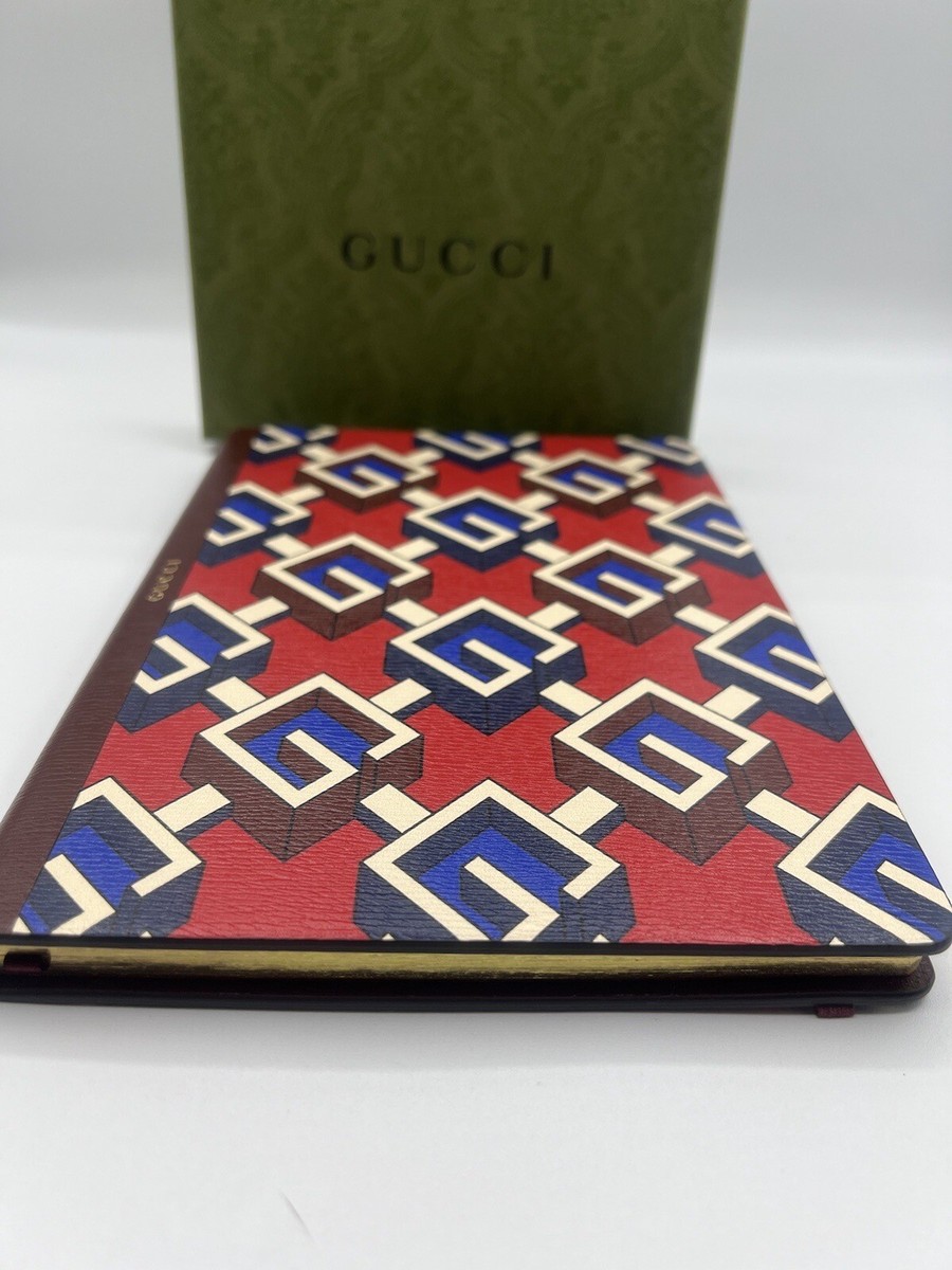 GUCCI GGパターン ノート New Large Gucci Paper Notebook Journal w/Dust bag & Gift Box