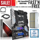 X99 Motherboard LGA 2011-3 with Xeon E5 2666 V3 CPU 4*16GB DDR4 ECC RAM NVME M.2