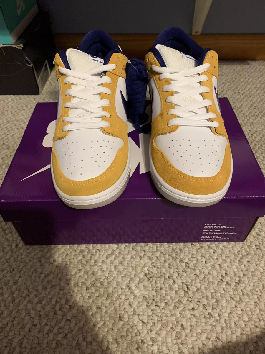 Nike sb hotsell dunk lakers