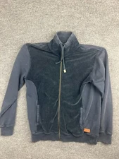 MCS Rugged Refined Jacket Men's XXL Blue Fleece Full Zip Athletic Track Pockets