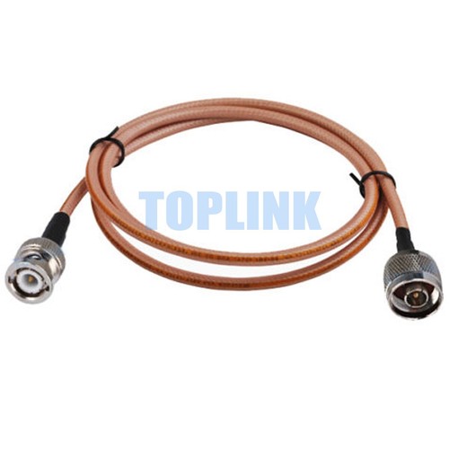 Cable coaxial BNC macho a N macho conector antena coleta RG400 para inalámbrico - Imagen 1 de 4