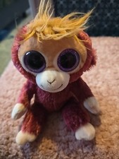 Ty Beanie Boos βBorisβ The Monkey, 2016 Birthday February 15th 6β
