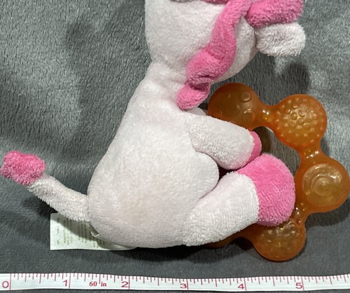 Carter's Child Of Mine Giraffe Pink Teether Ring Baby Plush Car Stroller Toy - Picture 11 of 11
