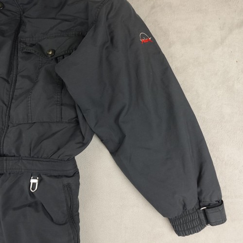 Bogner Snowsuit Mens 38 Black Ski Snowboarding Winter Jumpsuit Sking OnePiece - Picture 3 of 24