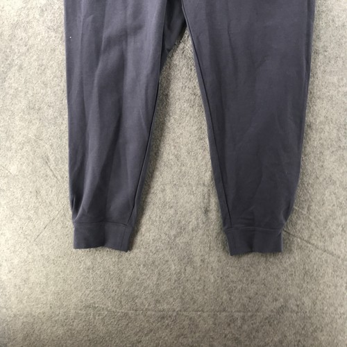 Pure Jill Gray Blue Joggers French Terry Comfort Lounge Casual Travel Pants Sz L - Picture 3 of 14