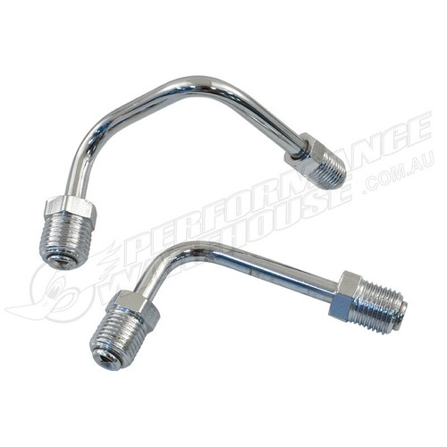 Cal Custom Brake Lines - Prop Valve L.H. Mounting Bracket, Chrome CAL-6910 - Bild 3 von 3