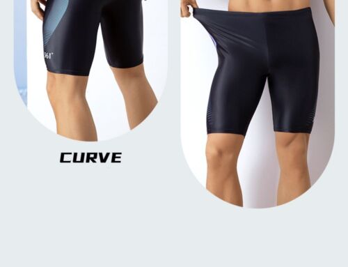 Men's Swim Trunks Athletic Swim Shorts Tight Swimming Jammers Swimsuit Beachwear - Picture 11 of 25