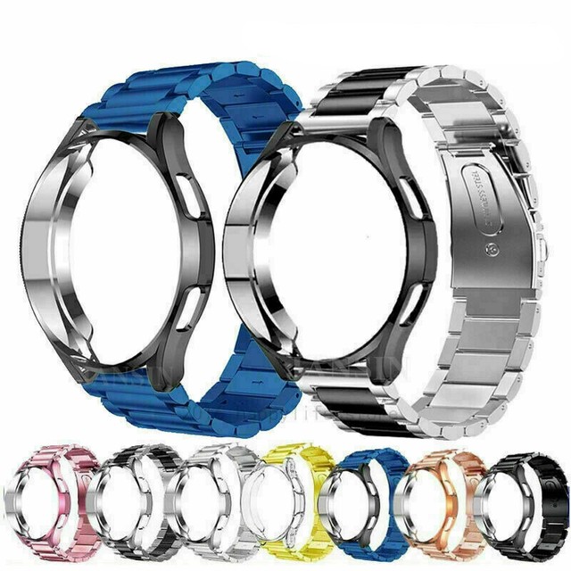 For Samsung Galaxy Watch 3 45mm Metal Watch Band With Case SM-R840 R845 For Samsung Galaxy Watch 3 45mm Metal Watch Band With Case SM-R840 R845