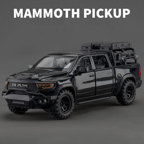 1:32 Dodge RAM 1000 TRX Mammut Pickup Alu Auto Modell mit Sound & Licht, Spielzeug. - Bild 6 von 9