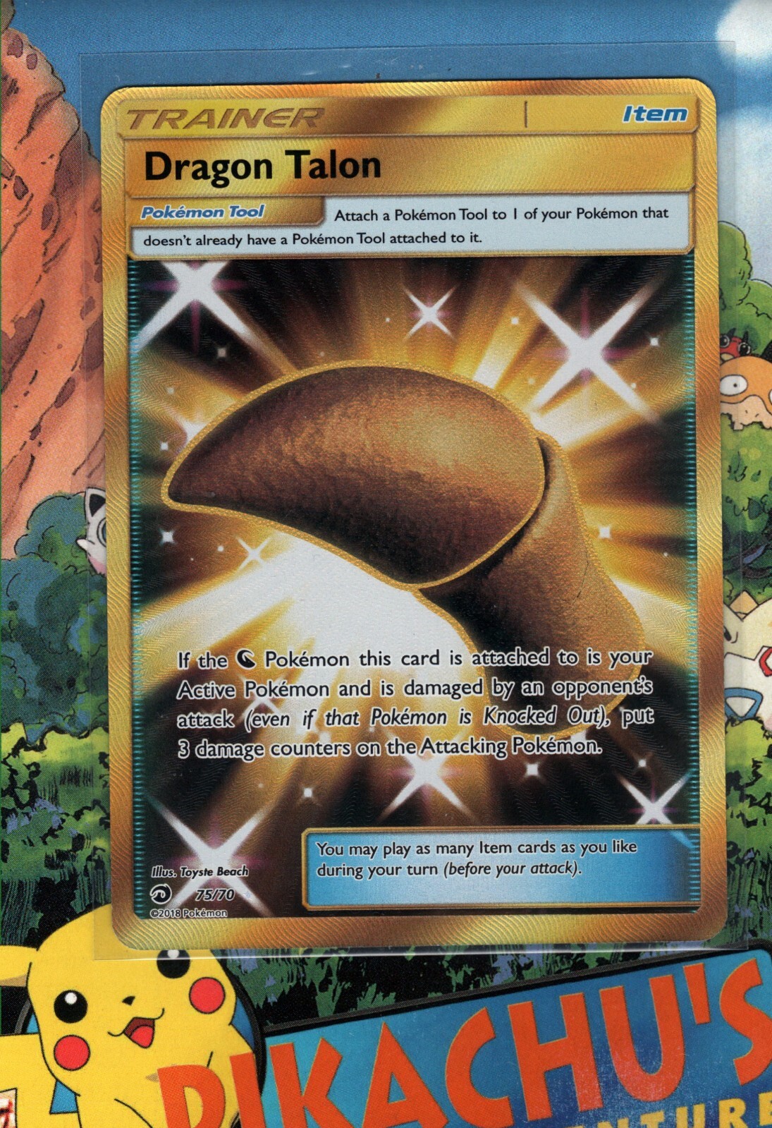 Pokémon TCG  Dragon Talon 75/70 Dragon Majesty Gold Secret NM/M