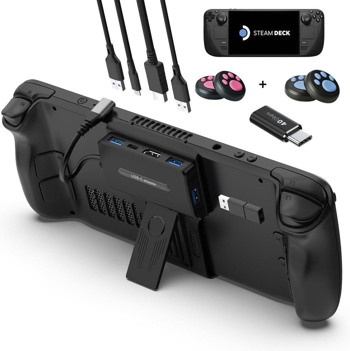 Amazon.com: DiamondTiger 6 in 1 Steam Deck Dock - HDMI 2.0