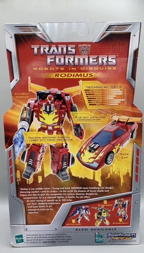 Hasbro Transformers Deluxe Classic Autobot RODIMUS 2006 Robot sotto mentite spoglie nuovo - Foto 3 di 6