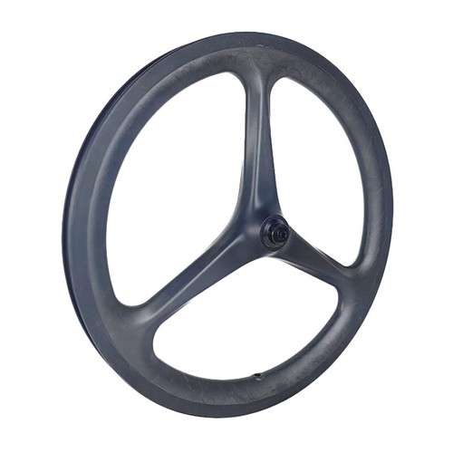 1 PC Folding Bike 16 Inch 349 3 Spoke Carbon Front Wheel Ceramic Bearing Hub - Picture 3 of 14