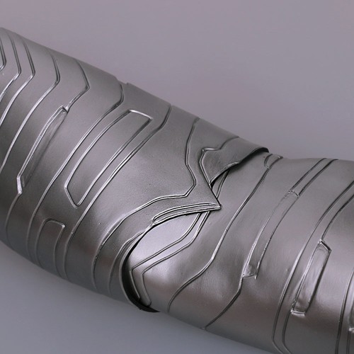 Cosplay Winter Soldier Bucky Barnes Armor Arm Man Civil War Halloween Arm Props - Picture 11 of 11