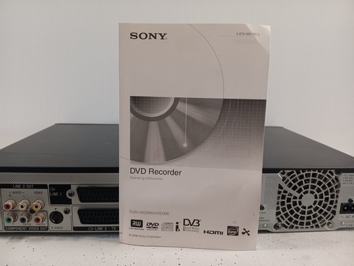 Sony RDR-HXD890B DVD Recorder / HDD Recorder - No Remote - Picture 7 of 9