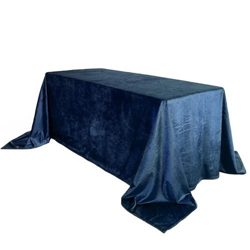 90 x 156 Inch Rectangular Velvet Tablecloth, Silky Tablecloth for Parties - Picture 19 of 89