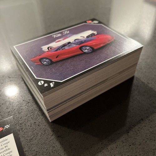 1991 Corvette Vette Set Trading Cards Partial, Missing Five Cards Collect A Card - Picture 2 of 8
