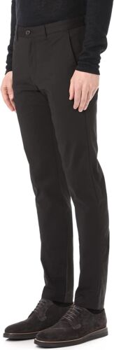 Theory L40524 Mens Black Zaine Witten Straight Leg Slim Trousers Size 32 - Picture 3 of 5