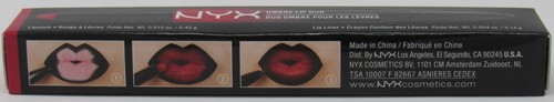NEW 3-PACK NYX Ombre Lip Duo HEARTS & SPADES Red/Black Lipstick Lip Liner OLD03 - Picture 6 of 12