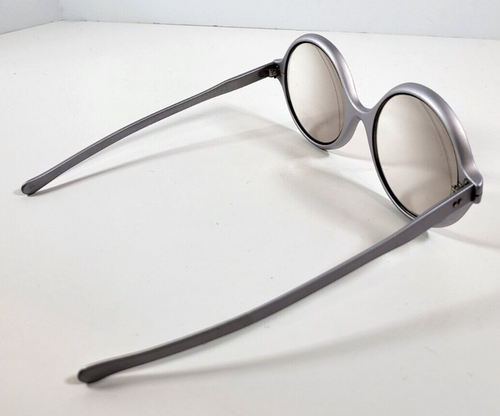 Vintage übergroße runde METALL Riviera's optische Brille nur Gestell MOD - Bild 6 von 12