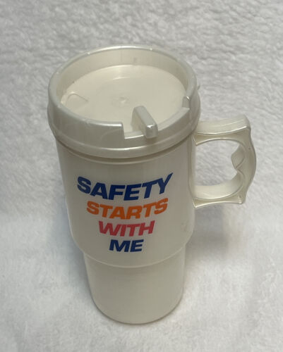 Coperchio a scatto originale NJ TRANSIT AutoMug in plastica da viaggio caldo/freddo tazza - Foto 2 di 7