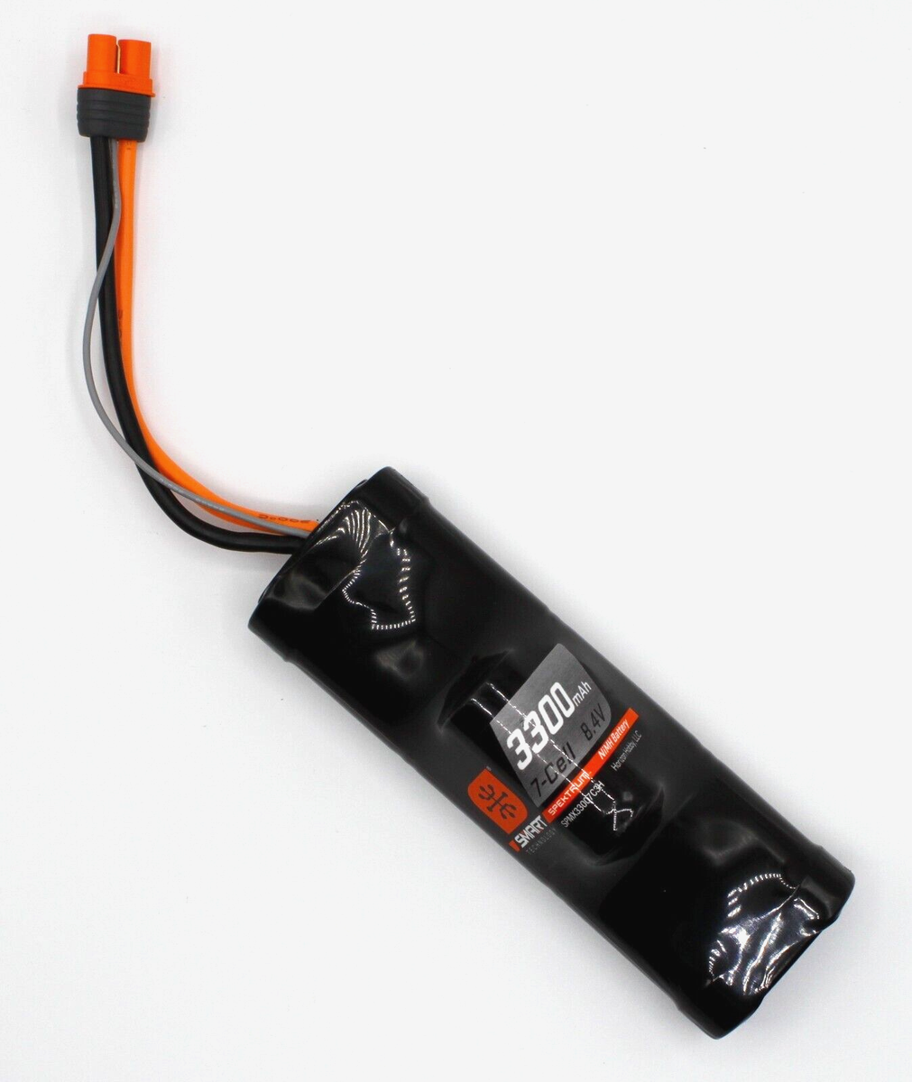 Spektrum 8.4V 3300mAh 7-Cell Smart NiMH Hump Battery: IC3 Spektrum 8.4V 3300mAh 7-Cell Smart NiMH Hump Battery: IC3