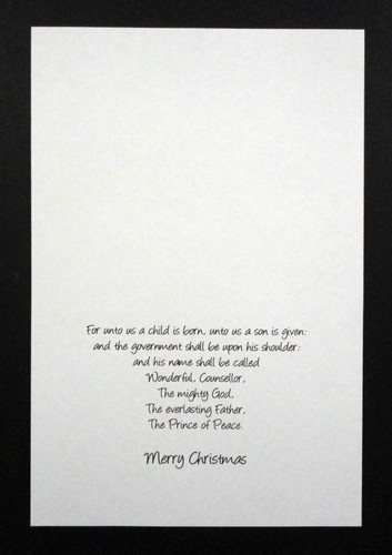 Card Inserts-"Religious"Christmas Greetings-Cricut Joy (Landscape)-Pk 20 - Picture 3 of 4