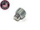Renascent Mfg 1/8" NPT galvanized magnetic drain plug Harley Davidson PN 739A