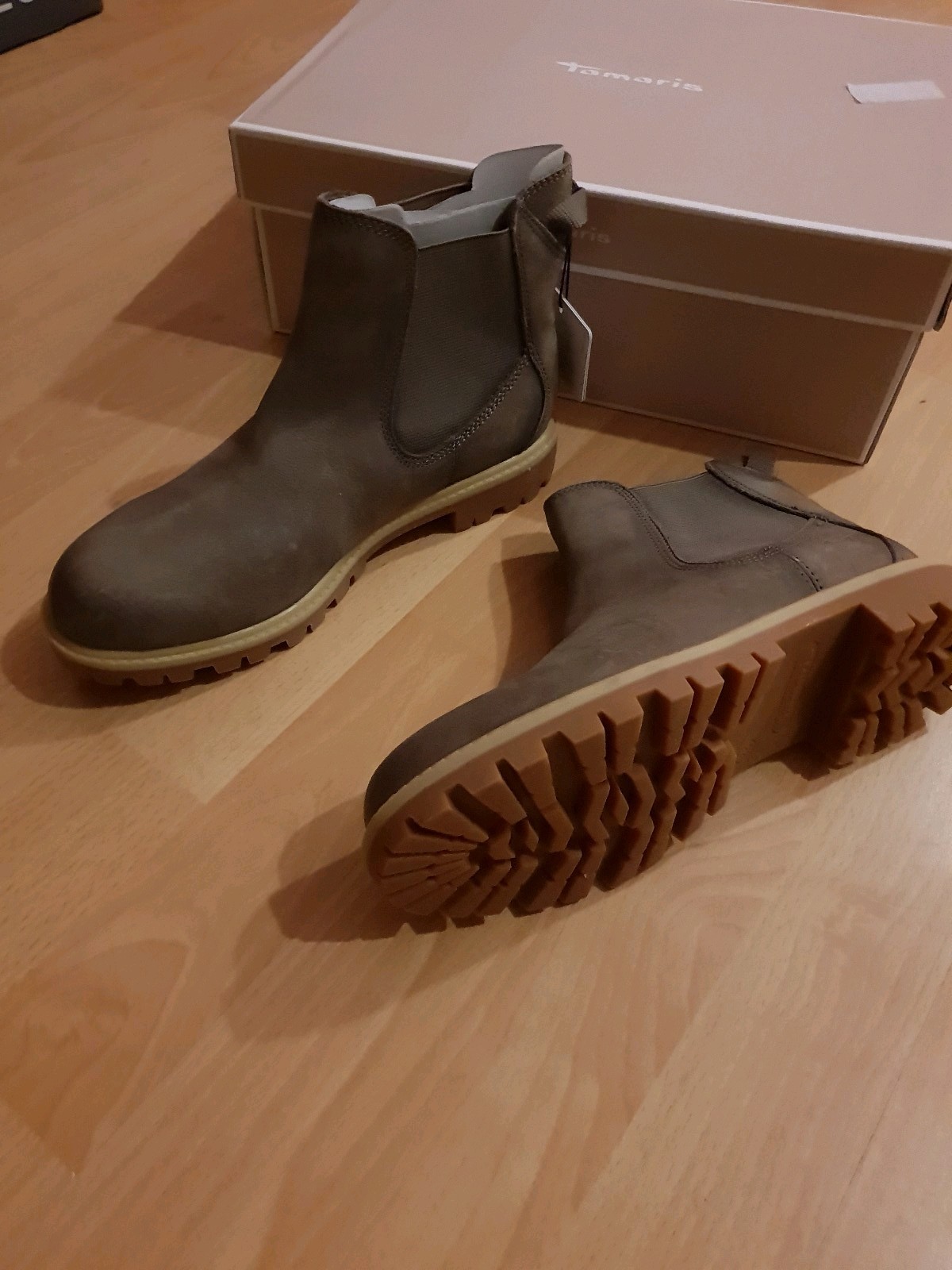 Neu Tamaris Chelsea Stiefel Leder G.38 (5) Stiefel Stiefeletten Touch it-Dämpfung Neu Tamaris Chelsea Stiefel Leder G.38 (5) Stiefel Stiefeletten Touch it-Dämpfung