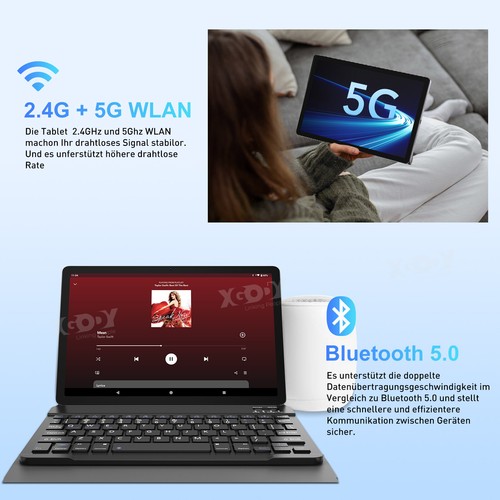 XGODY 11" Android 14 Tablet Octa-core 2025 Neuest 8600mah 18GB+128GB 5G WiFi GPS - Bild 10 von 12