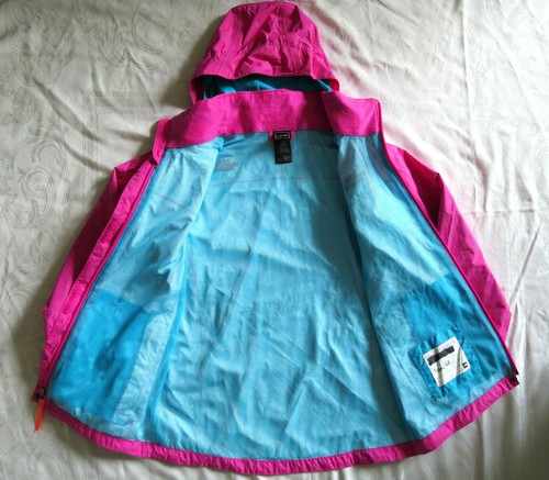 Chaqueta de Lluvia The North Face Niñas 14 16 L Revestimiento de Malla Transpirable EXCELENTE ROSA BRILLANTE - Imagen 3 de 4