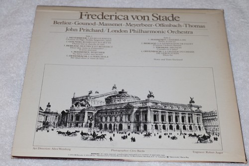 Frederica von Stade French Opera Arias 1976 US NM LP Classical Romantic Opera - Bild 2 von 6