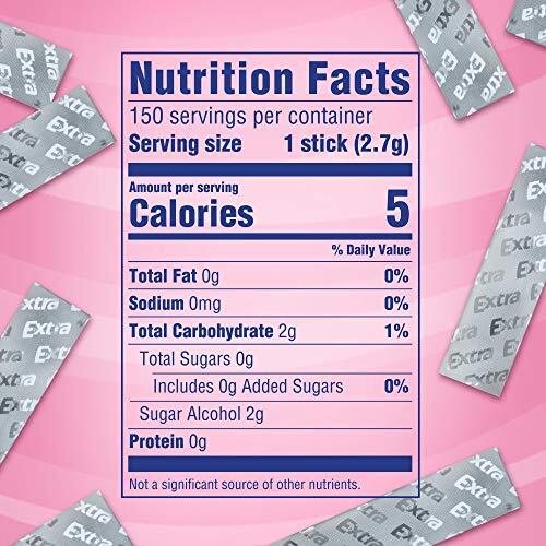 Classic Bubble Sugar Free Chewing Gum, 15 Count (Pack of 10) Bubble Gum - Picture 7 of 7