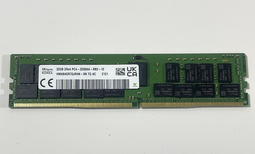 SK Hynix 32GB PC4-3200AA 2RX4 RDIMM HMA84GR7DJR4N-XN ECC SERVER RAM