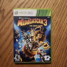 Madagascar 3 - The Video Game (Microsoft Xbox 360, 2012) Tested Working