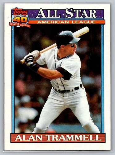 1991 Topps AL All Star Alan Trammell #389 - Picture 1 of 2