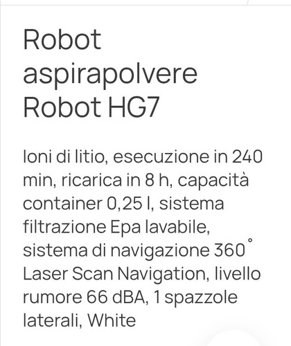 Hoover Hg7 Aspira Lava E Asciuga - Foto 2 di 7