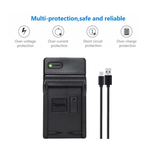 Battery + Usb-C Led Charger For D-Li109 Pentax K-R KR K-2 K2 K-S1 KS1 K-S2 KS2 - Picture 19 of 23