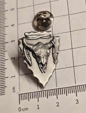 PIN/Anstecker  ARROWHEAD BULL SKULL Pfeilspitze (Vintage 90er) Siskiyou