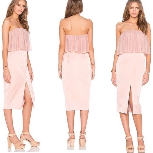 keepsake strapless dress
