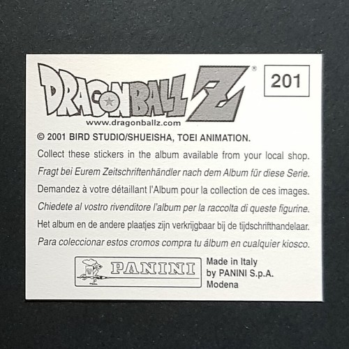 "Dragon Ball Z" Figurine Panini Anno 2001 - (NEAR MINT e MINT) ENTRA e SCEGLI - Imagen 361 de 389