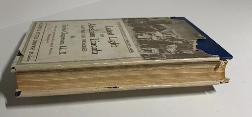 Latest Light on Abraham Lincoln & War Time Memories By Ervin Chapman Signed VOL1 - Picture 9 of 12