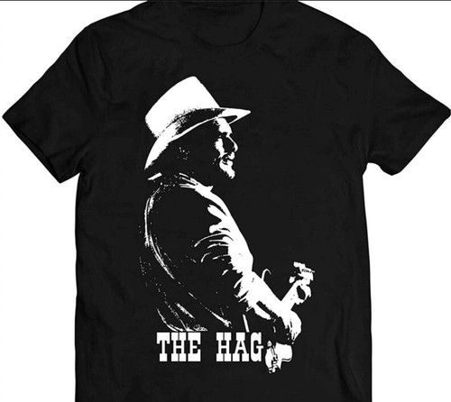 Merle Haggard T Shirt Hag Vintage Country Music Outlaw Men Women Concert Band - Afbeelding 1 van 2