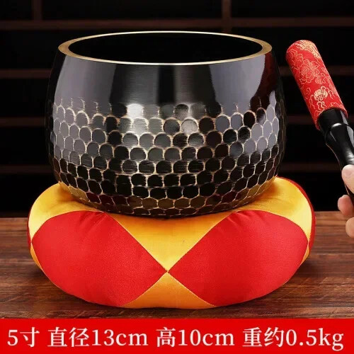 Tibetan Singing Bowl Meditation Massage Sound Healing Instrument Decorative Lot - Picture 27 of 30