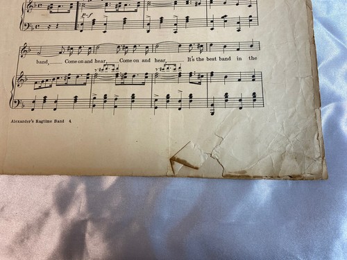 Alexander's Ragtime Band 1911 Sheet Music by Irving Berlin Emma Carus - Picture 7 of 12