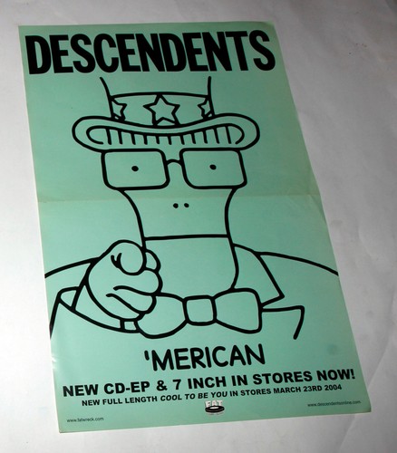 DESCENDENTS 'MERICAN 11x17" PROMO POSTER für LP CD EP 7" - Bild 2 von 2