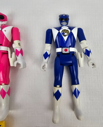 Mighty Morphin Power Rangers Flip Head Auto Morphin Lot Bandi 1993 Vintage - Picture 6 of 16
