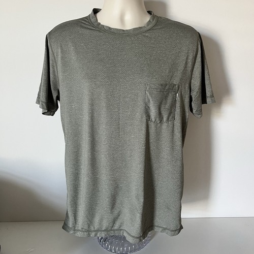 Vuori Shirt Mens Medium Green Tradewind Performance Tee Athletic Workout Gym - Picture 5 of 11