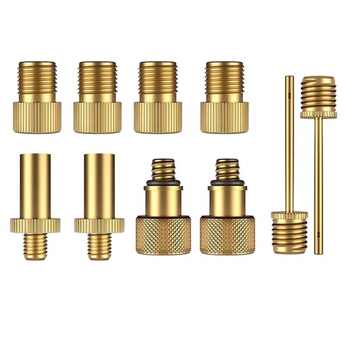 14pcs Copper and Plastic Converter Mountain Bike Adaptor Tube Pump Tools - Bild 9 von 11