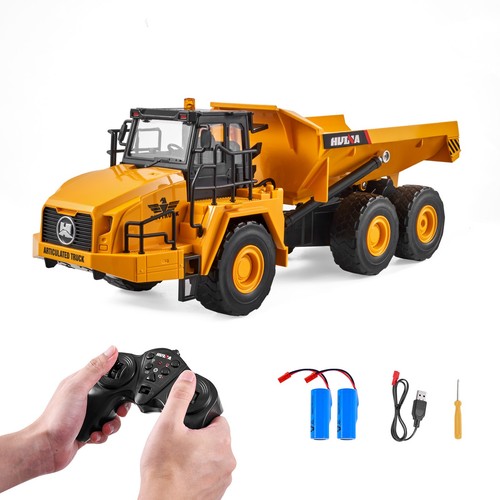 RC Remote Control Dump Truck Toy Construction Vehicle Toy 11CH 1:16 Scale - Picture 1 of 12